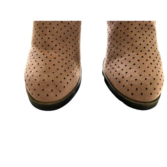 BamBoo Booties Chunky Heel Ankle Boots Women's 8 - Picture 9 of 11